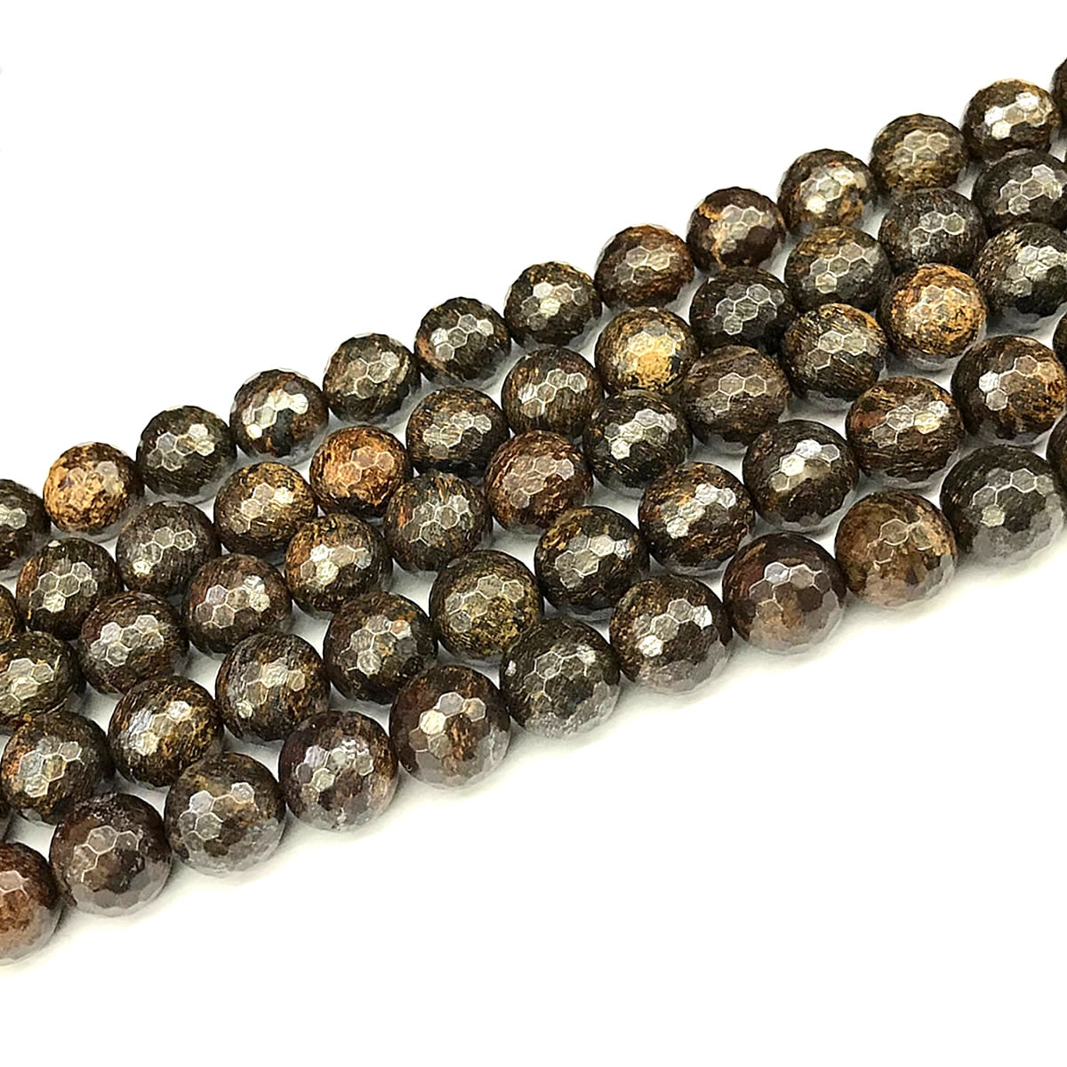 10 Strands 10mm Bronzite Gemstone Brown Grade AA Round Loose Beads 15.5 inch Full Strand BULK LOT (90184558-844 x10) shops