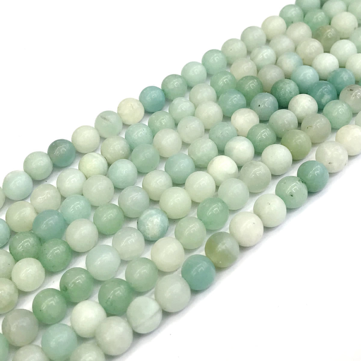 CAM24 Amazonite Gemstone Beads Smooth Round 6mm 15" Strand