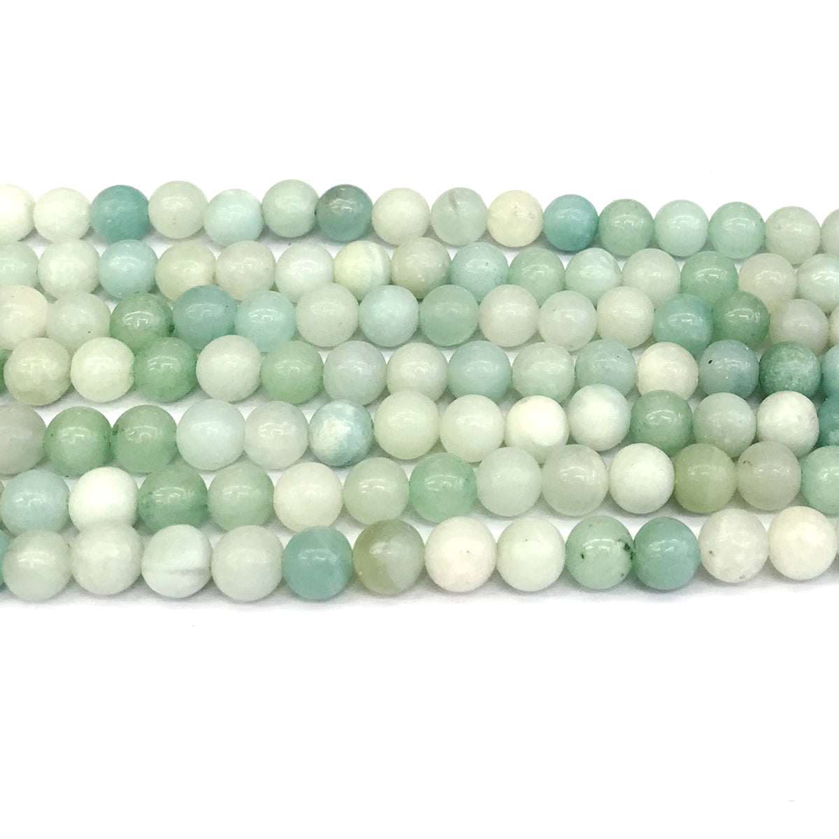 CAM24 Amazonite Gemstone Beads Smooth Round 6mm 15" Strand