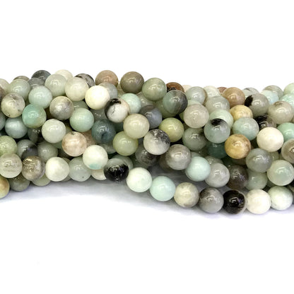 CAM34 Amazonite Gemstone Beads Smooth Round 8mm 15" Strand