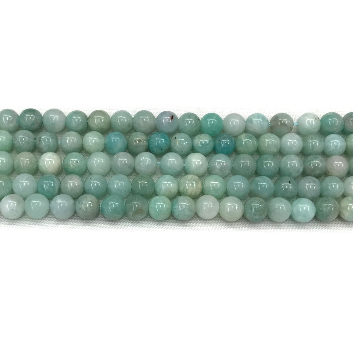 CAM50 Grade AB Amazonite Beads Smooth Round 4mm 15" Strand