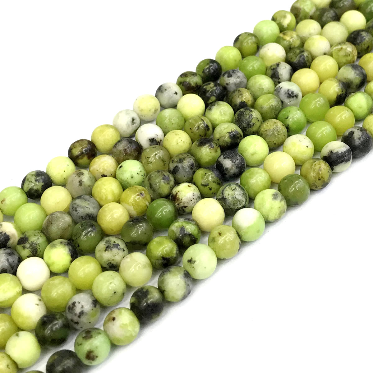 CAU11 Australia Chrysoprase Beads Smooth Round 6mm 15" Strand