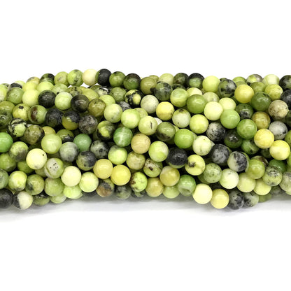 CAU11 Australia Chrysoprase Beads Smooth Round 6mm 15" Strand