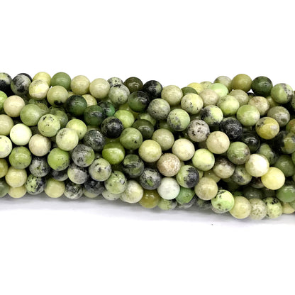 CAU12 Australia Chrysoprase Beads Smooth Round 8mm 15" Strand