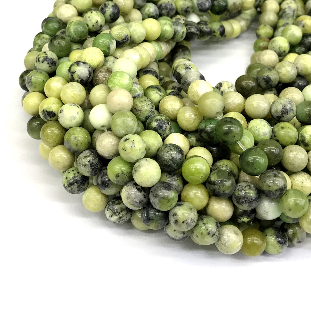 CAU12 Australia Chrysoprase Beads Smooth Round 8mm 15" Strand