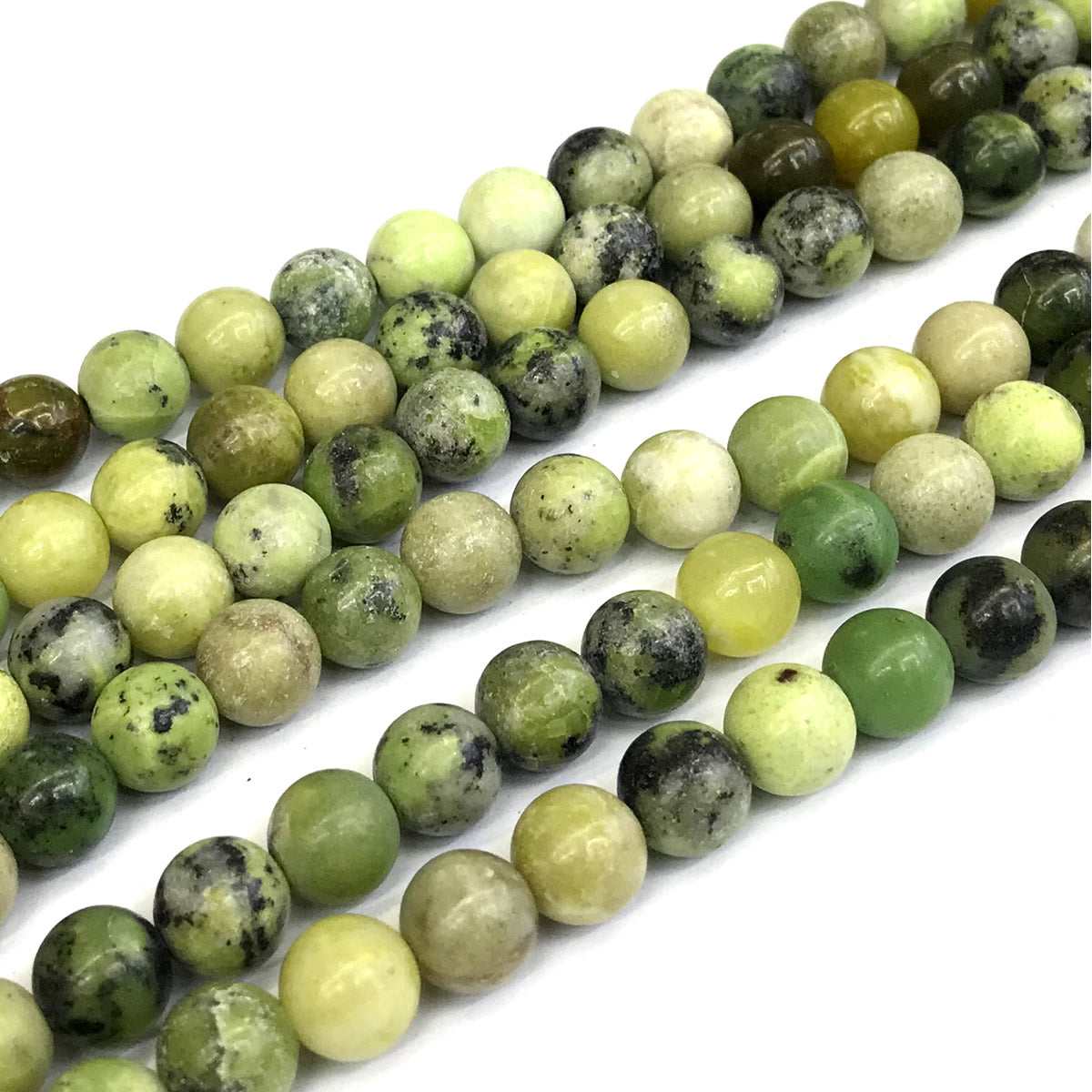 CAU14 Australia Chrysoprase Beads Smooth Round 10mm 15" Strand