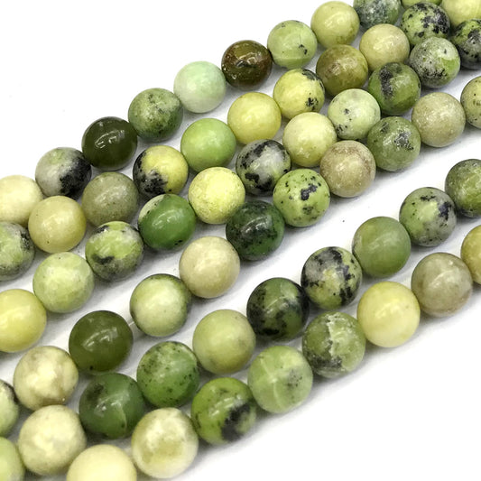 CAU15 Australia Chrysoprase Beads Smooth Round 12mm 15" Strand