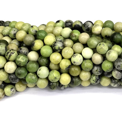 CAU15 Australia Chrysoprase Beads Smooth Round 12mm 15" Strand