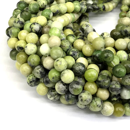 CAU15 Australia Chrysoprase Beads Smooth Round 12mm 15" Strand