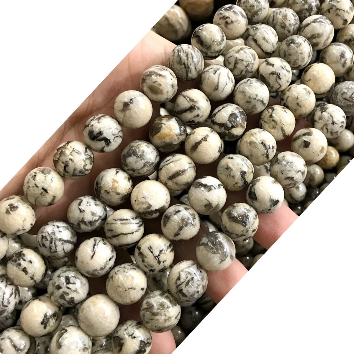 CFS05 Feldspar Gemstone Beads Smooth Round 12mm 15" Strand