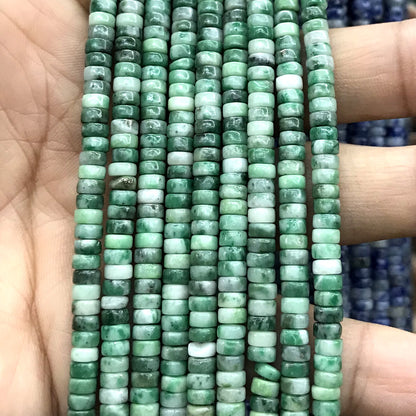 CHS17 Qinghai Jade Beads Smooth Heishi 2x4mm 15" Strand