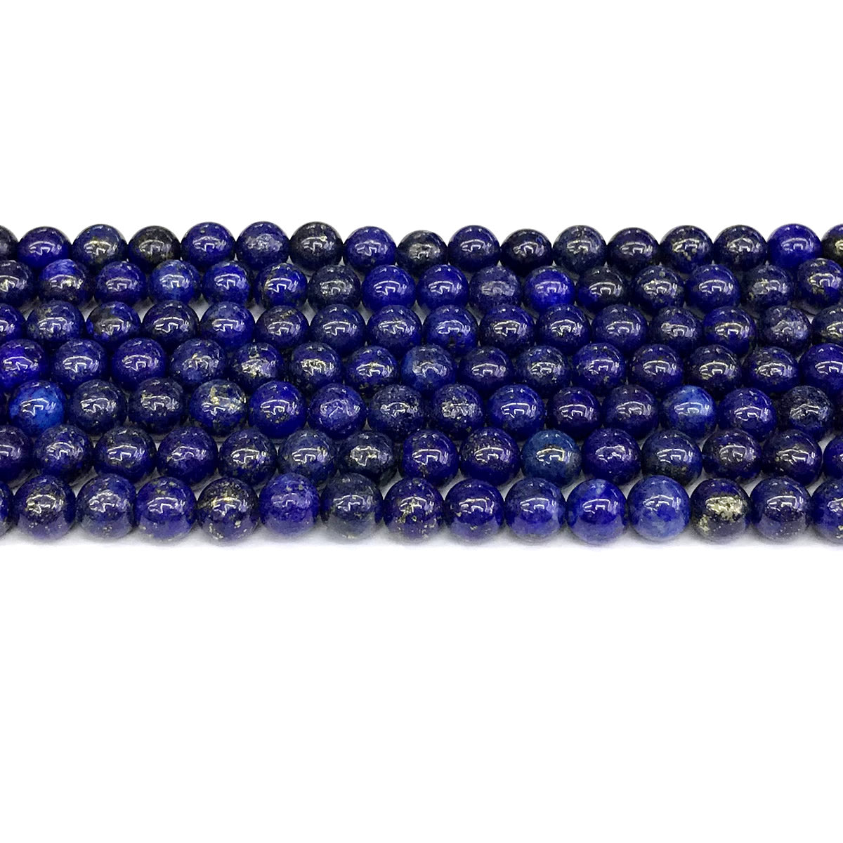 CNL11 Lapis Lazuli Gemstone Beads Smooth Round 6mm 15" Strand