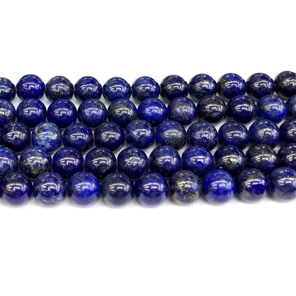 CNL15 Lapis Lazuli Gemstone Beads Smooth Round 12mm 15" Strand