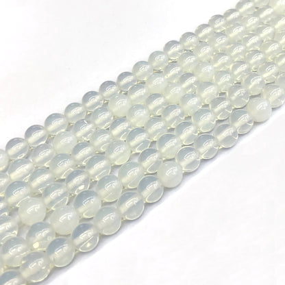 COP113 Opalite Beads Smooth Round 6mm 15" Strand