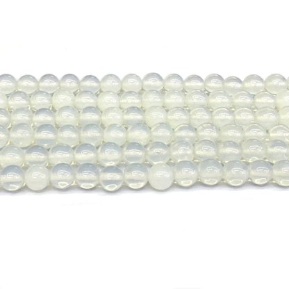 COP113 Opalite Beads Smooth Round 6mm 15" Strand