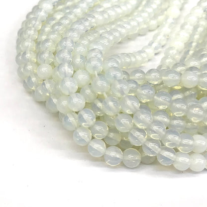 COP113 Opalite Beads Smooth Round 6mm 15" Strand