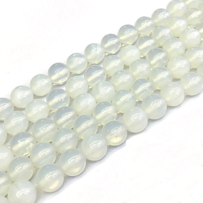 COP115 Opalite Beads Smooth Round 10mm 15" Strand