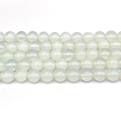 COP115 Opalite Beads Smooth Round 10mm 15" Strand