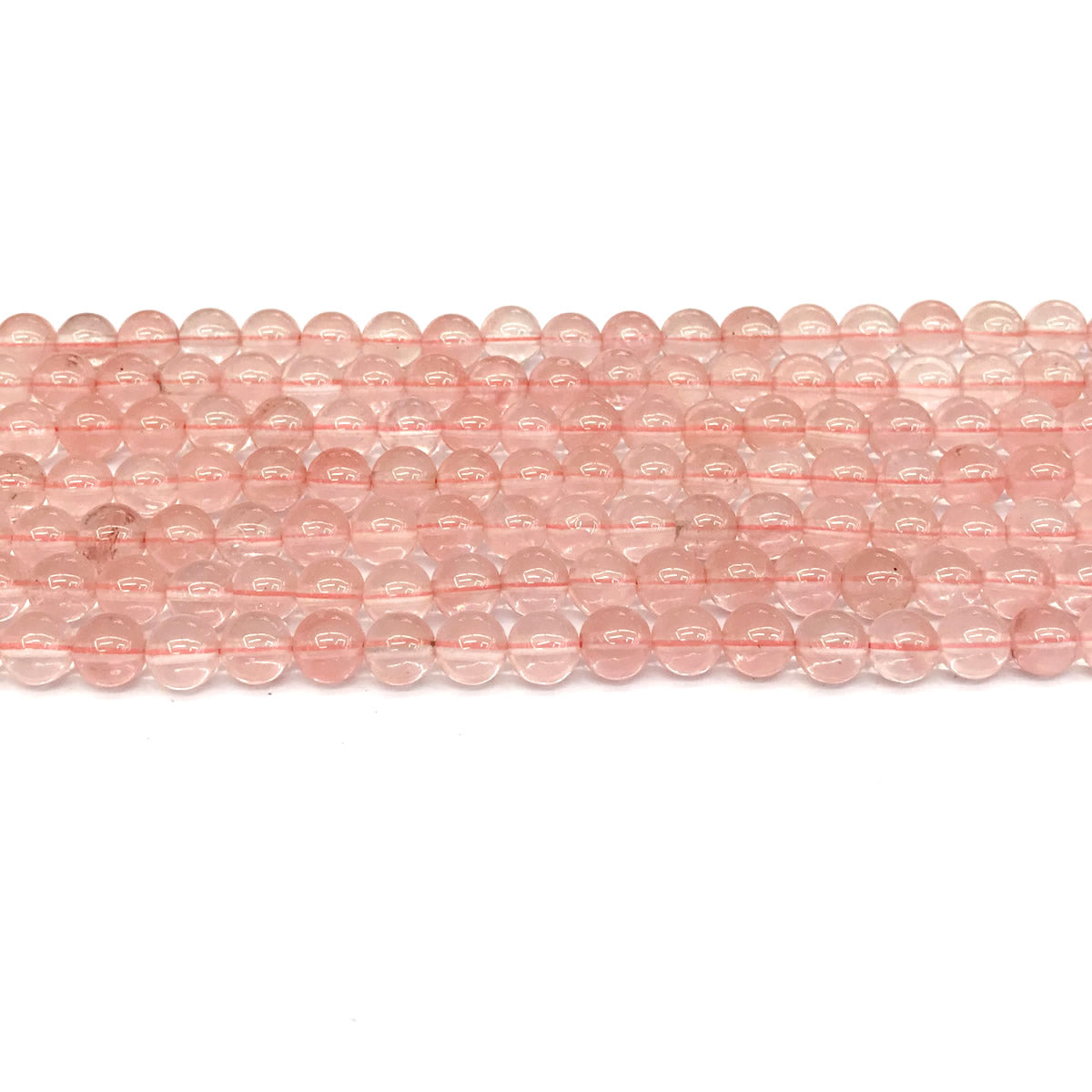 CQU155 Cherry Quartz Beads Smooth Round 4mm 15" Strand