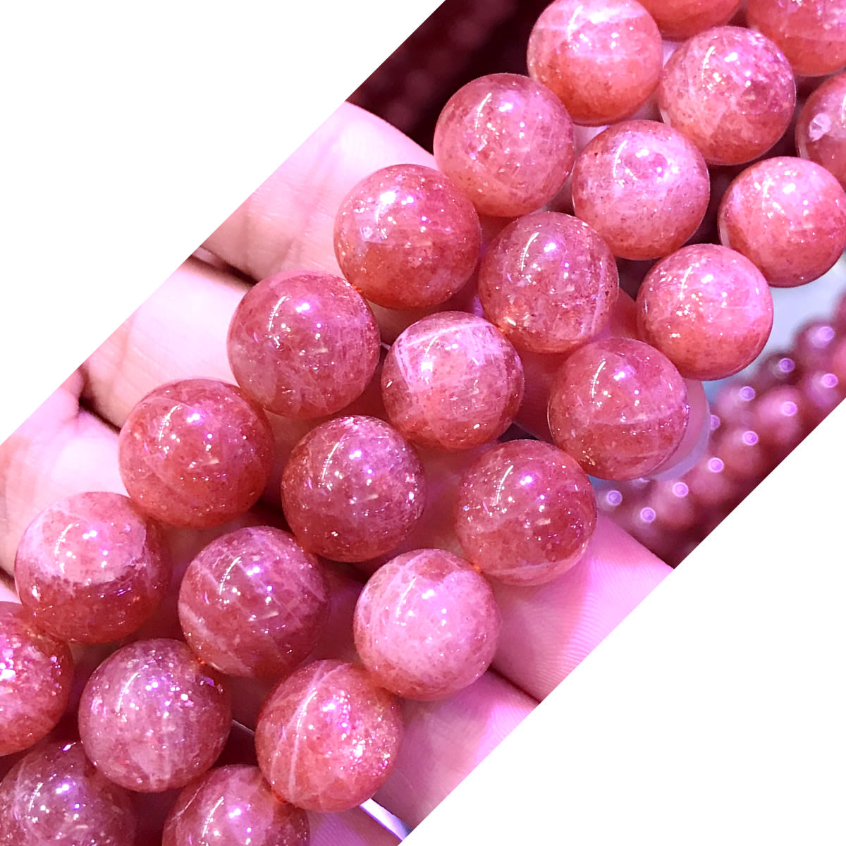 CSS23 Golden Sunstone Gemstone Beads Smooth Round 12mm 15" Strand