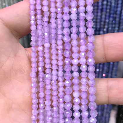 CTG212 Lavender Amethyst Beads Faceted Round 3mm 15" Strand