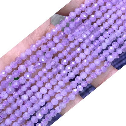 CTG309 Lavender Amethyst Beads Faceted Round 4mm 15" Strand