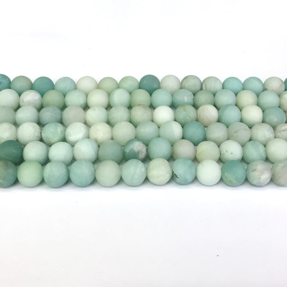 CAM14 Amazonite Gemstone Beads Matte Round 4mm 15" Strand