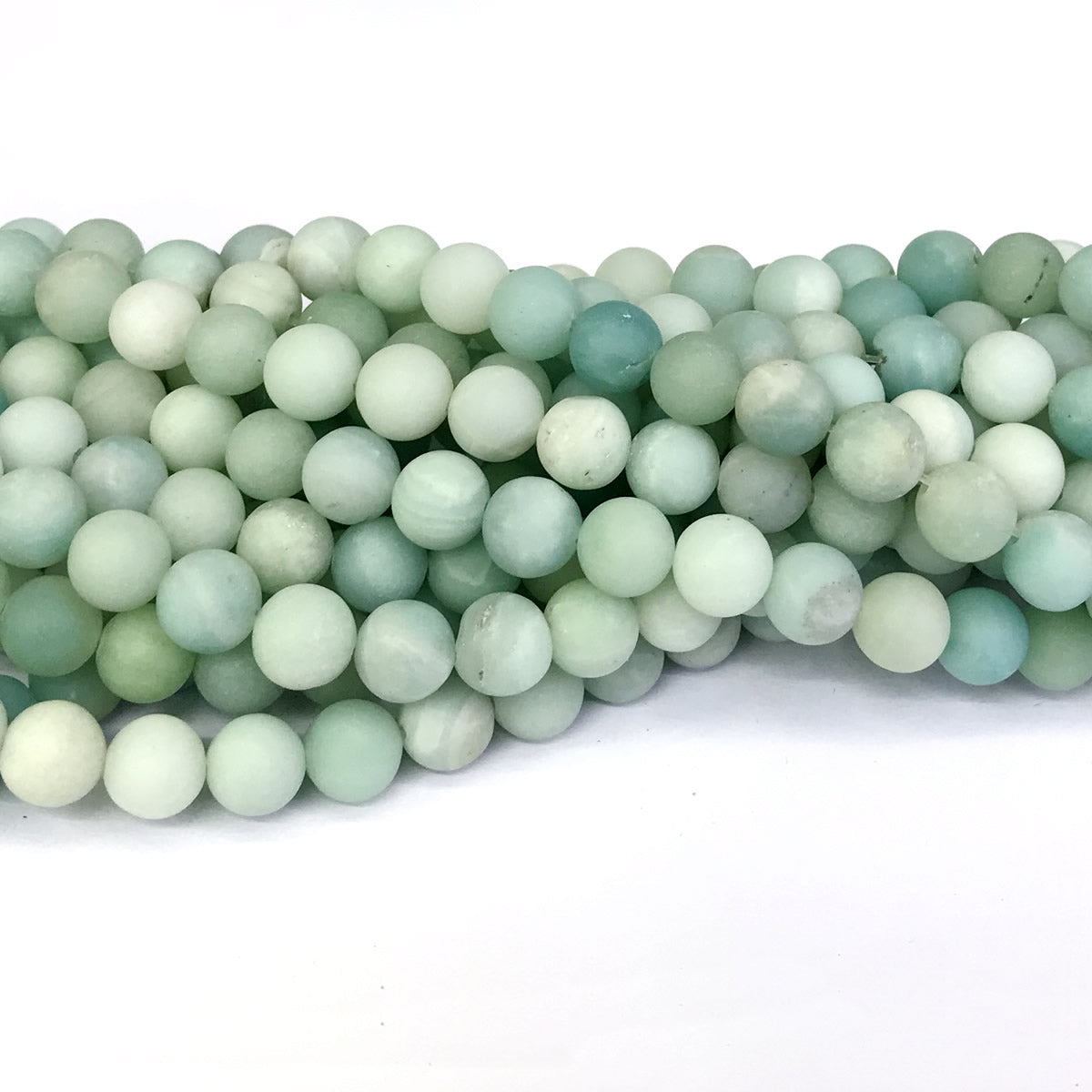 CAM14 Amazonite Gemstone Beads Matte Round 4mm 15" Strand