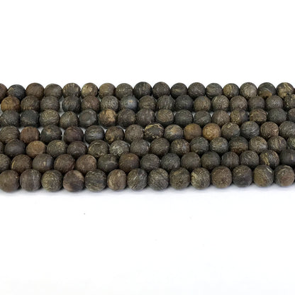 CBZ01 Bronzite Gemstone Beads Matte Round 4mm 15" Strand