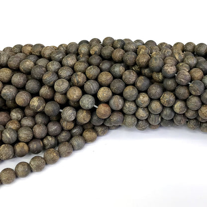 CBZ01 Bronzite Gemstone Beads Matte Round 4mm 15" Strand