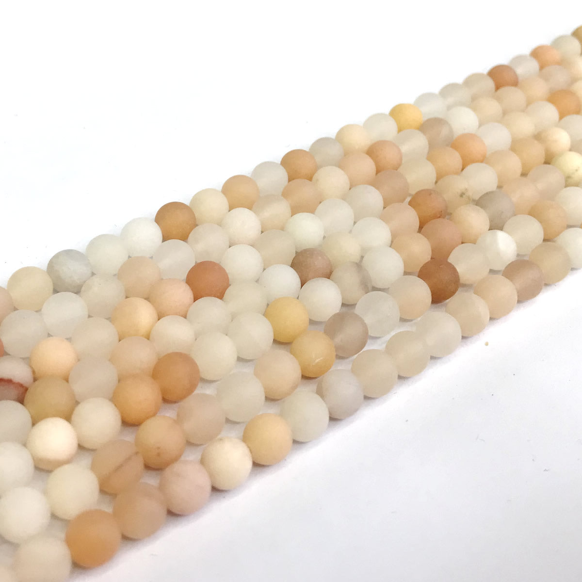 CJA57 Pink Aventurine Jade Beads Matte Round 4mm 15" Strand