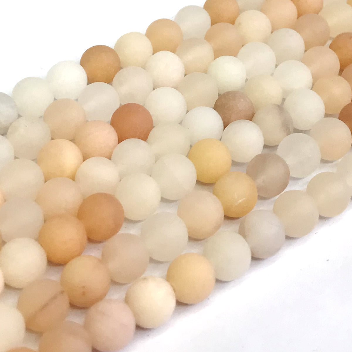 CJA61 Pink Aventurine Jade Beads Matte Round 12mm 15" Strand