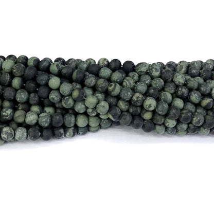 CJP296 Kambaba Jasper Beads Matte Round 4mm 15" Strand