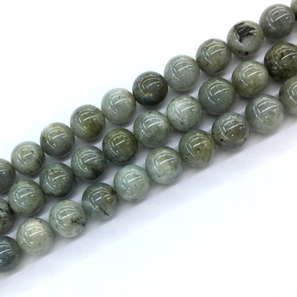 CLB11 Labradorite Gemstone Beads Smooth Round 14mm 15.5" Strand