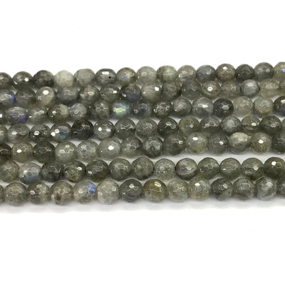 CLB49 Labradorite Gemstone Beads Faceted Round 6mm 15.5" Strand