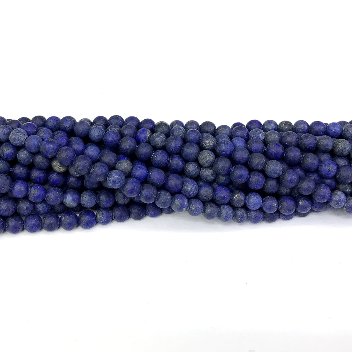 CNL01 Lapis Lazuli Gemstone Beads Matte Round 4mm 15" Strand