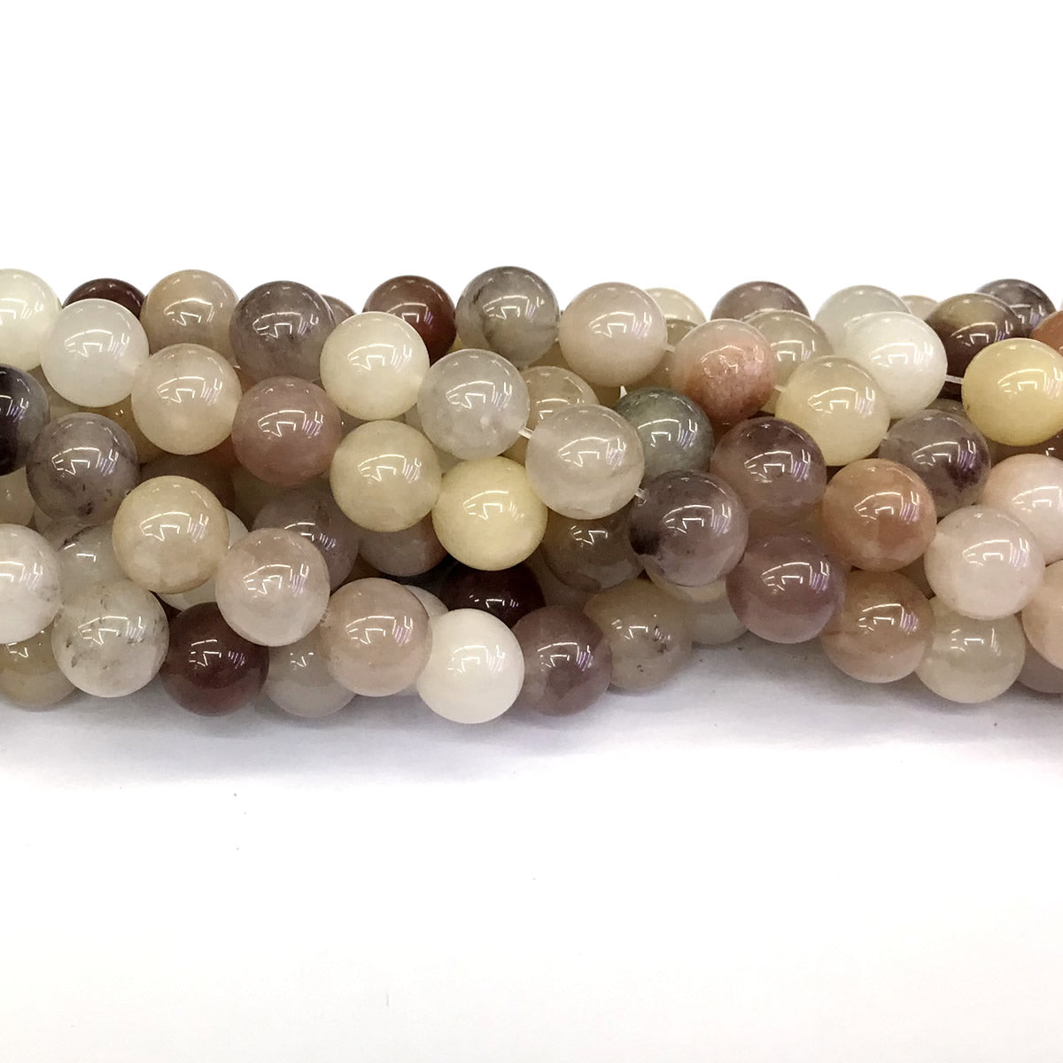 CQU102 Purple Berry Quartz Beads Smooth Round 10mm 15" Strand