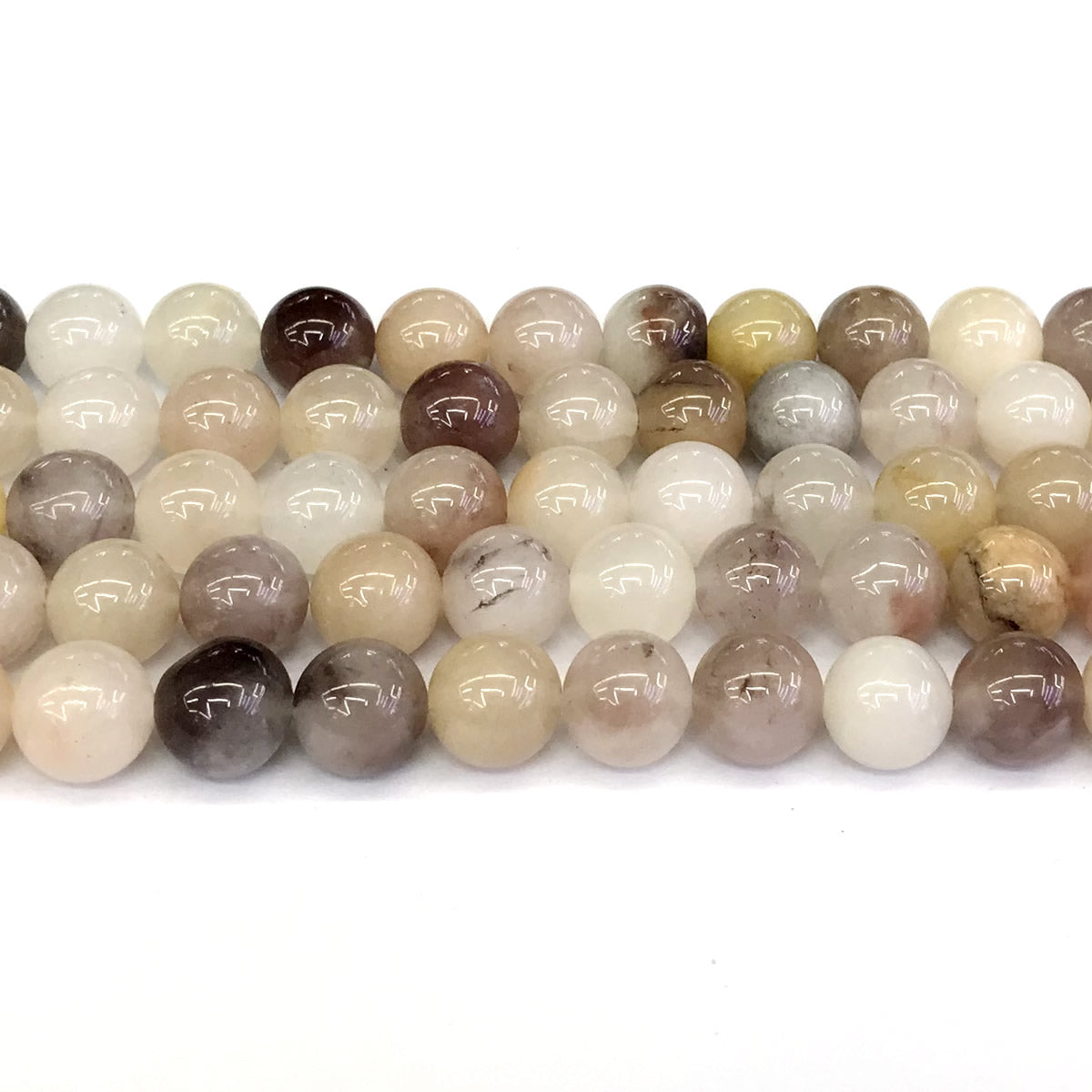 CQU103 Purple Berry Quartz Beads Smooth Round 12mm 15" Strand