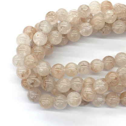 CUQ52 Pink Quartz Beads Smooth Round 12mm 15.5" Strand