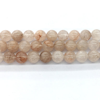 CUQ53 Pink Quartz Beads Smooth Round 14mm 15.5" Strand