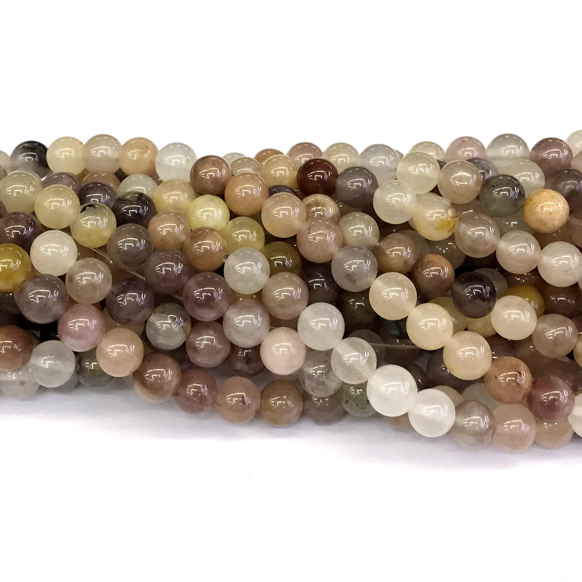 CQU99 Purple Berry Quartz Beads Smooth Round 4mm 15" Strand