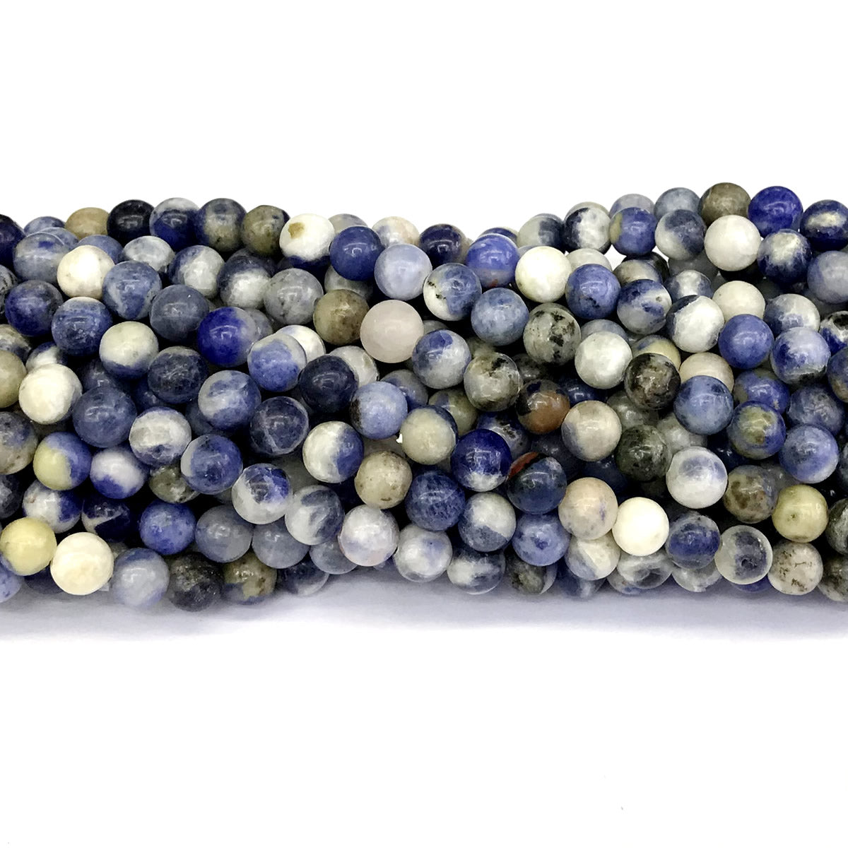 CSO17 Sodalite Gemstone Beads Smooth Round 6mm 15" Strand